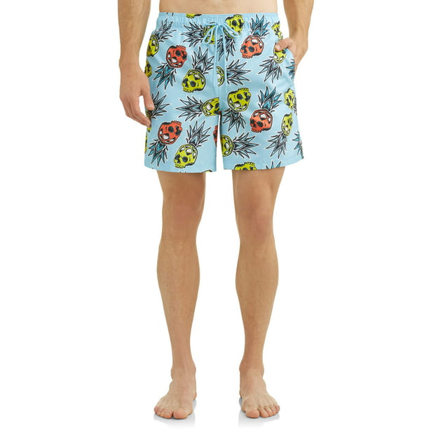 GEORGE Men’s 3XL 48-50 6-Inc Swim Shorts Trunks Surf Board Blue Cove 3 Pockets 